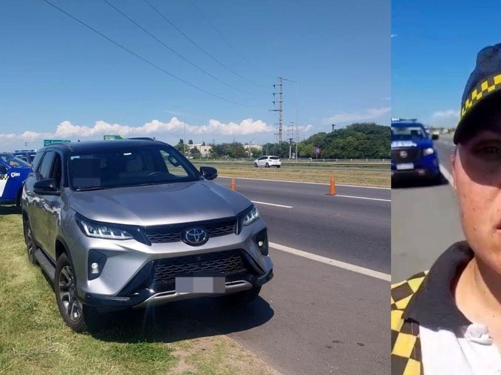 Le pegó una trompada en la cara a una mujer policía en Córdoba porque le pusieron una multa por exceso de velocidad