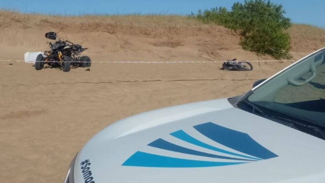 Nueva tragedia en la Costa: un motociclista murió tras chocar de frente contra un cuatriciclo