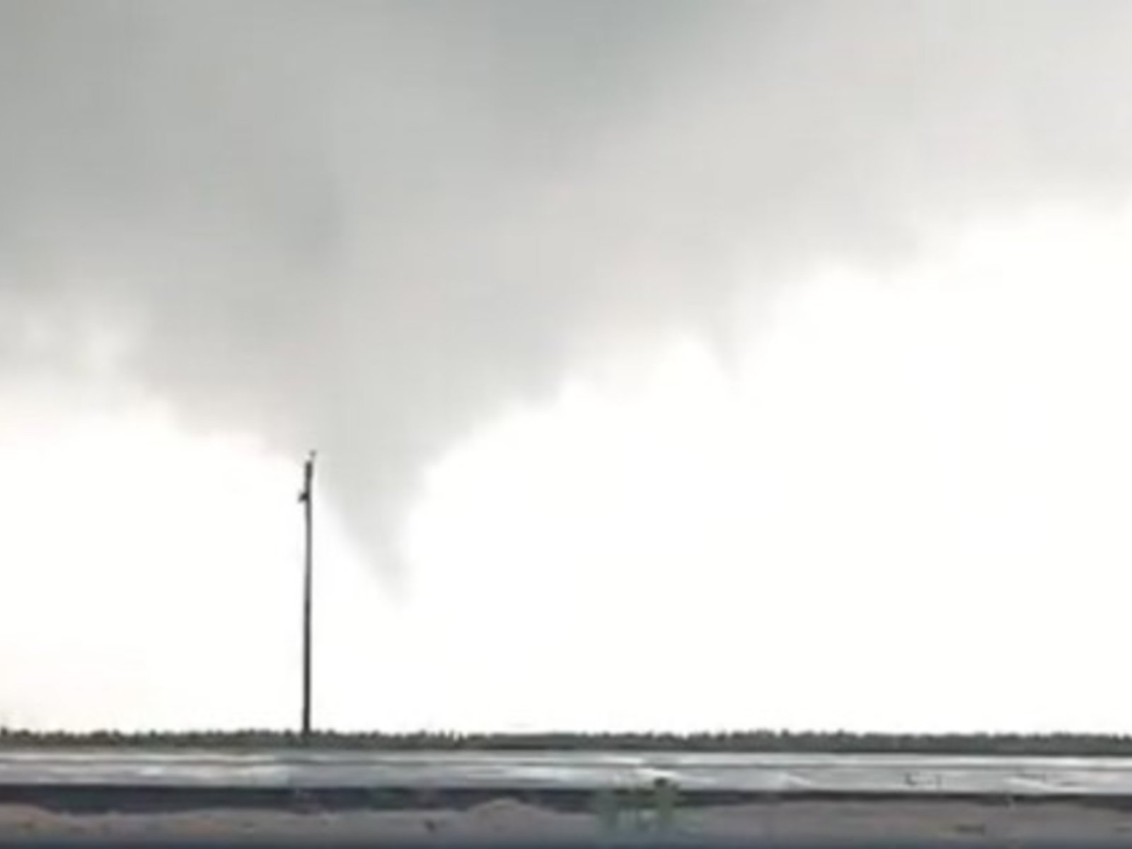 Se formó un tornado en Mar Chiquita, durante el temporal que afectó a la Costa Atlántica
