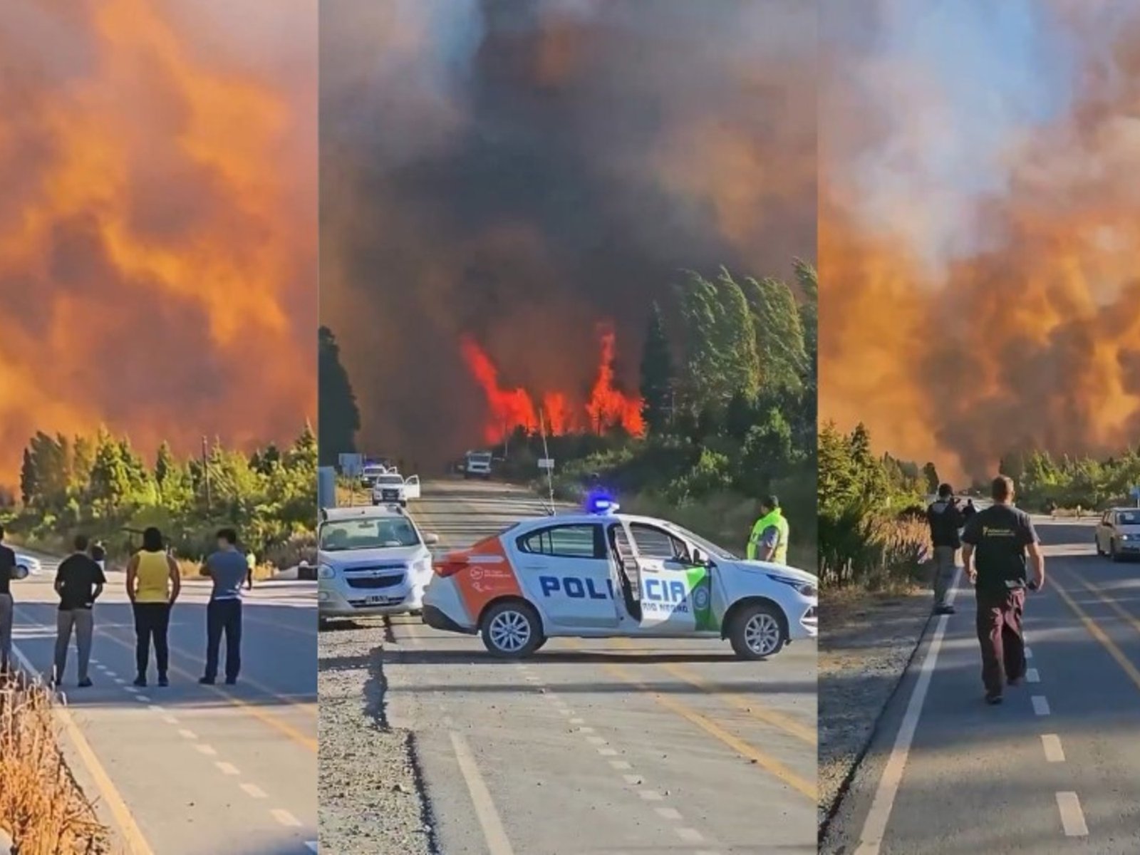 ahora arden tierras cerca de El Bolsón y hay cientos de evacuados