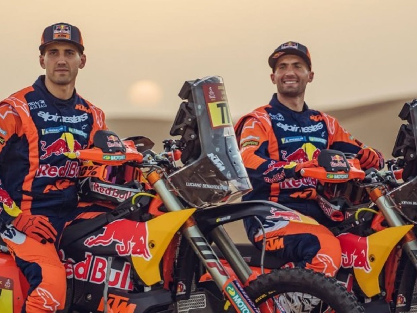 cumpleaños de Kevin y victoria de Luciano en la quinta etapa del Dakar