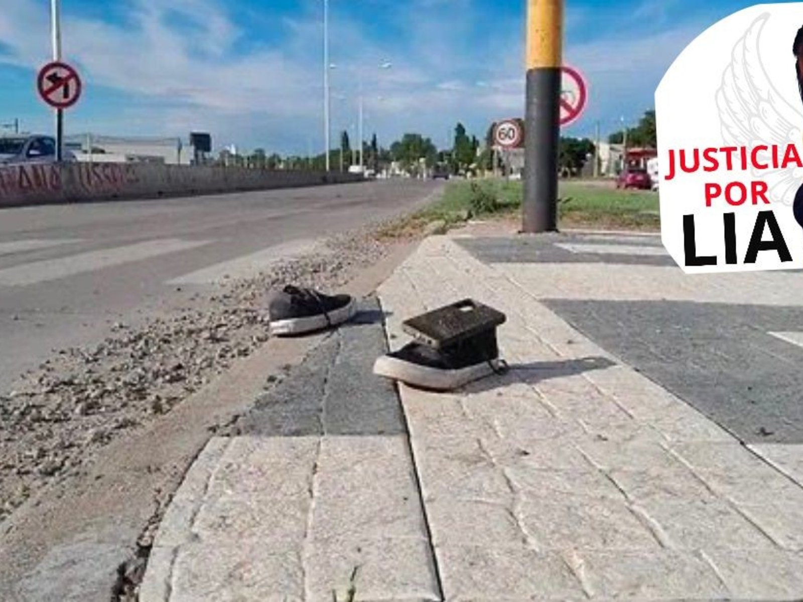 dos zapatillas en la vereda y la peor noticia