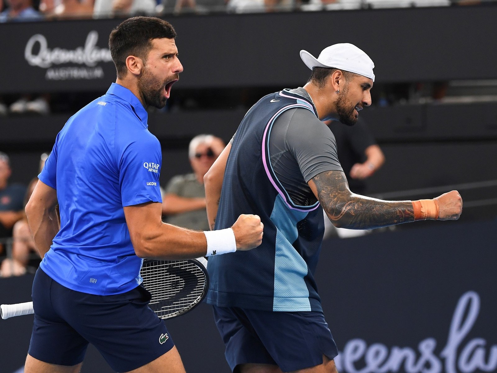 el grito en el cielo de Kyrgios y la preocupación repetida de Djokovic