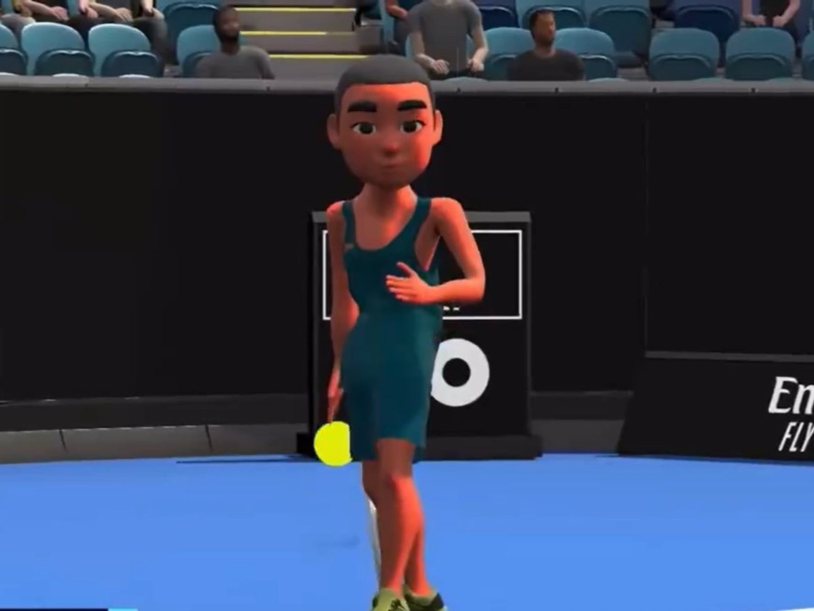 la estrella que tuvo que pedirle ayuda al árbitro para ir al baño y la increíble transmisión oficial como un videojuego