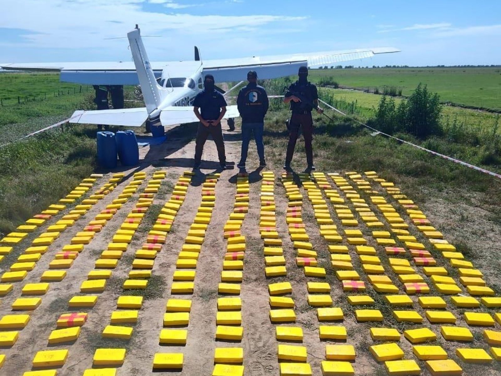 llevaban 359 kilos de cocaína