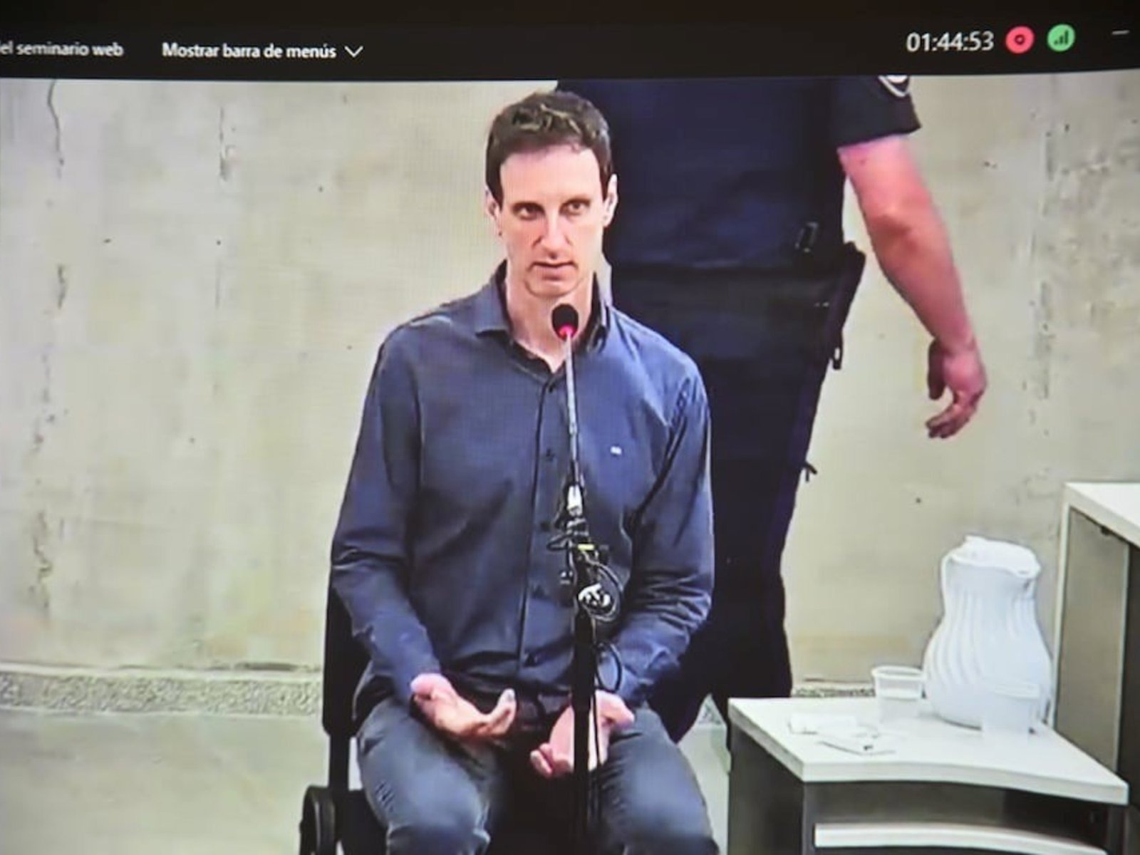 por qué fue a denunciarlo a la Justicia