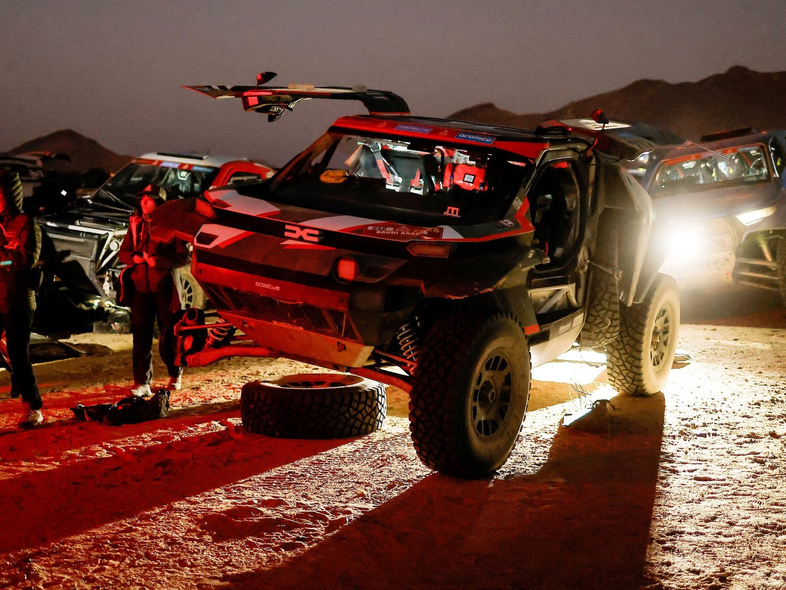 todos los pilotos duermen en el desierto en la noche de los Reyes Magos