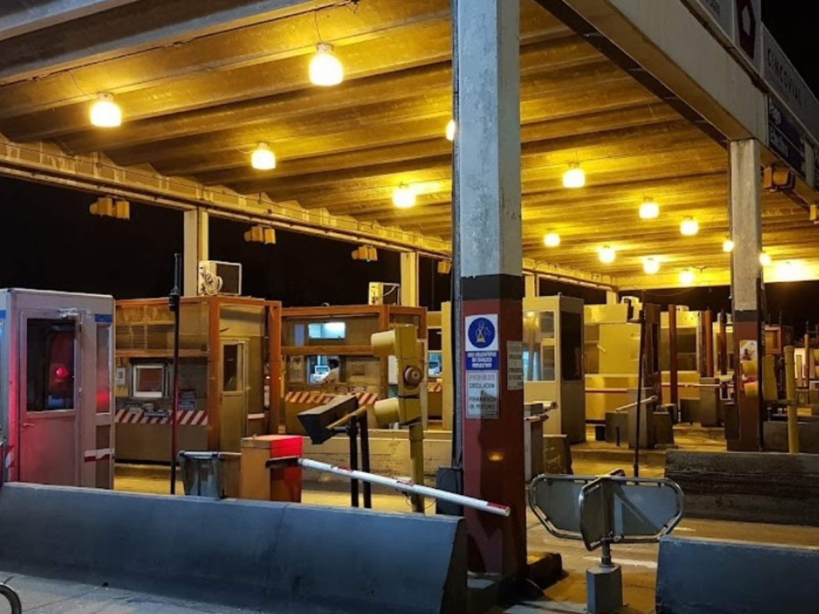 un pasajero recibió un balazo en una pierna