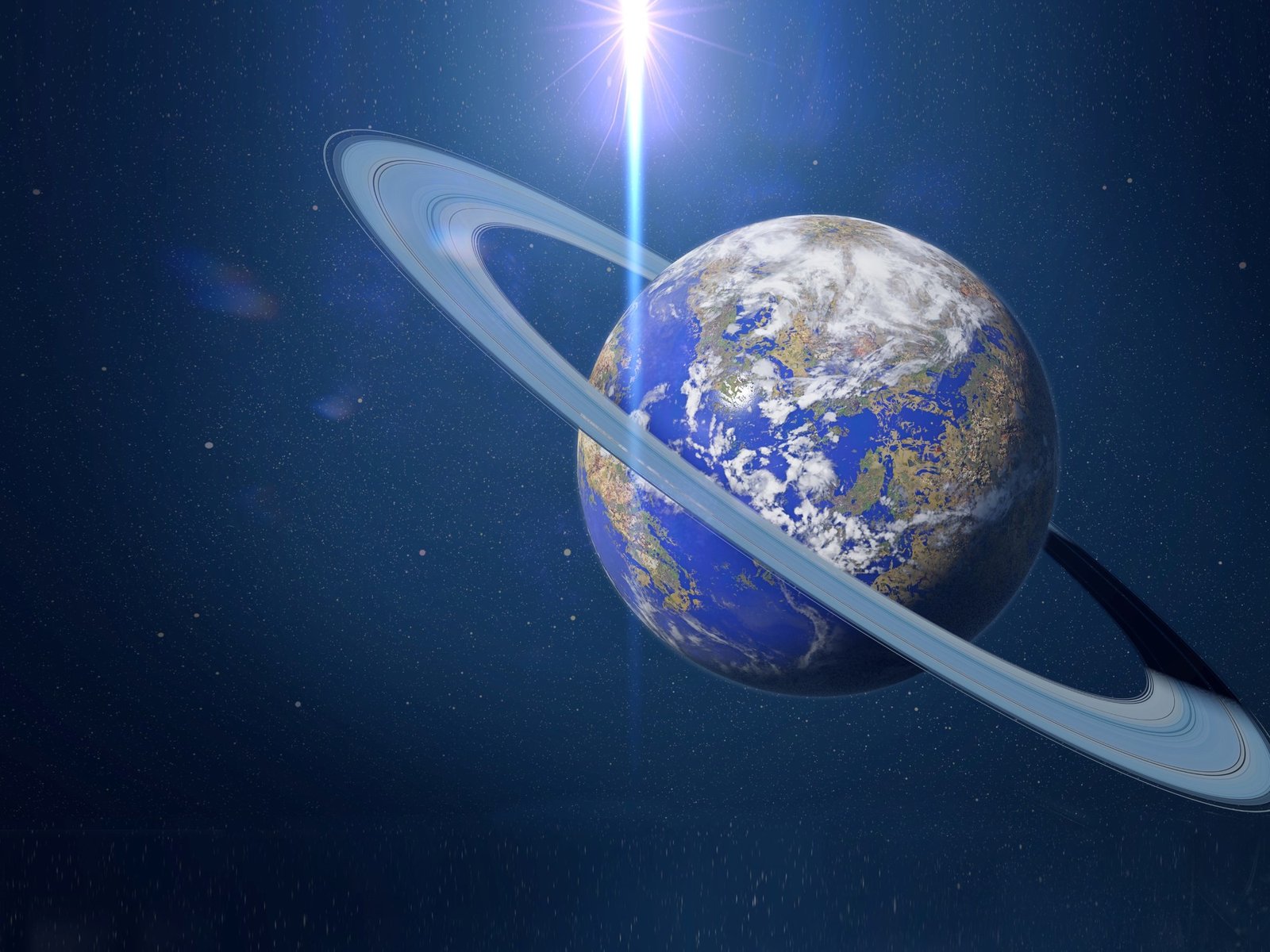 ¿la Tierra tuvo alguna vez anillos como Saturno?