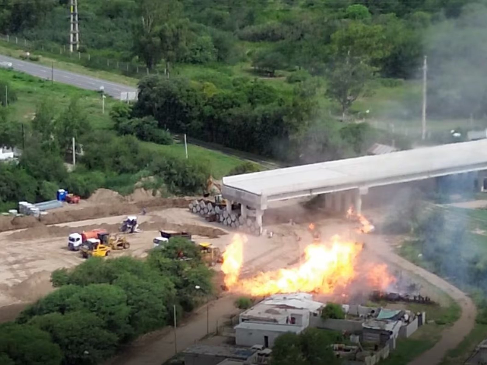 Murieron dos de los heridos por la explosión de un gasoducto en Córdoba