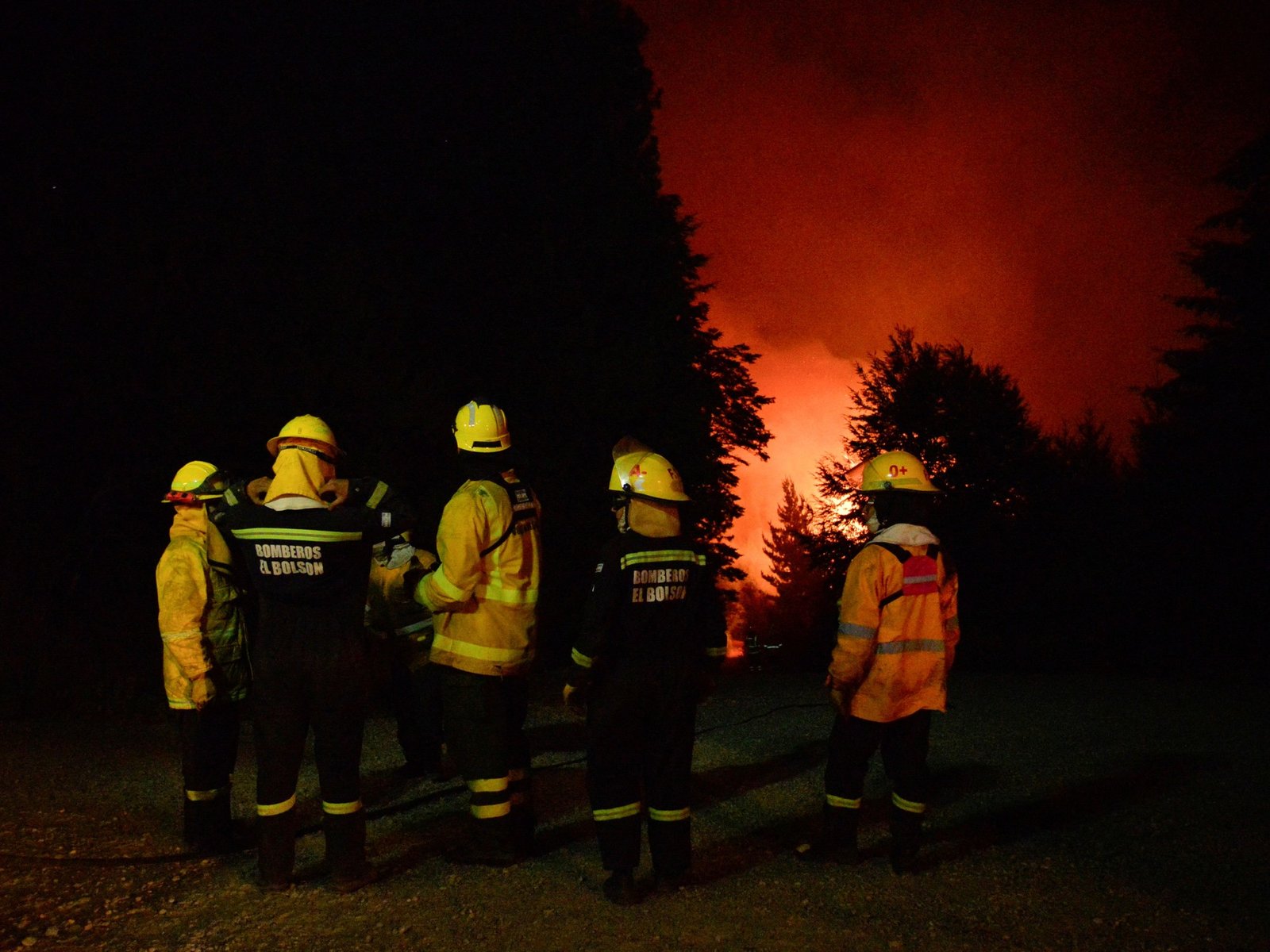 el fuego no cede en el parque Lanín y ya hay más de 2500 hectáreas quemadas