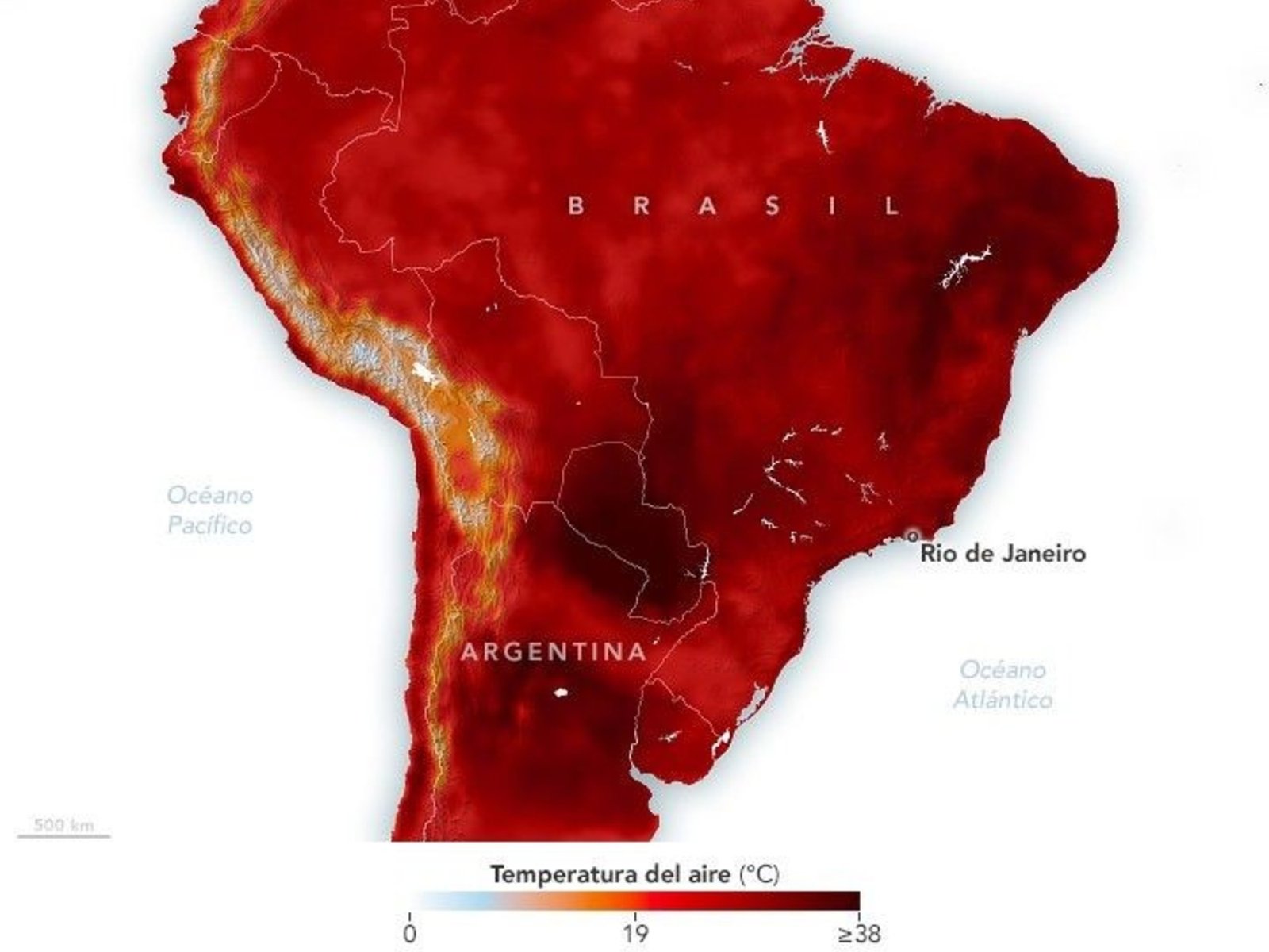 Alerta para Argentina por la peor anomalía climática de Sudamérica y dos ciudades en el top 10 de calor atípico