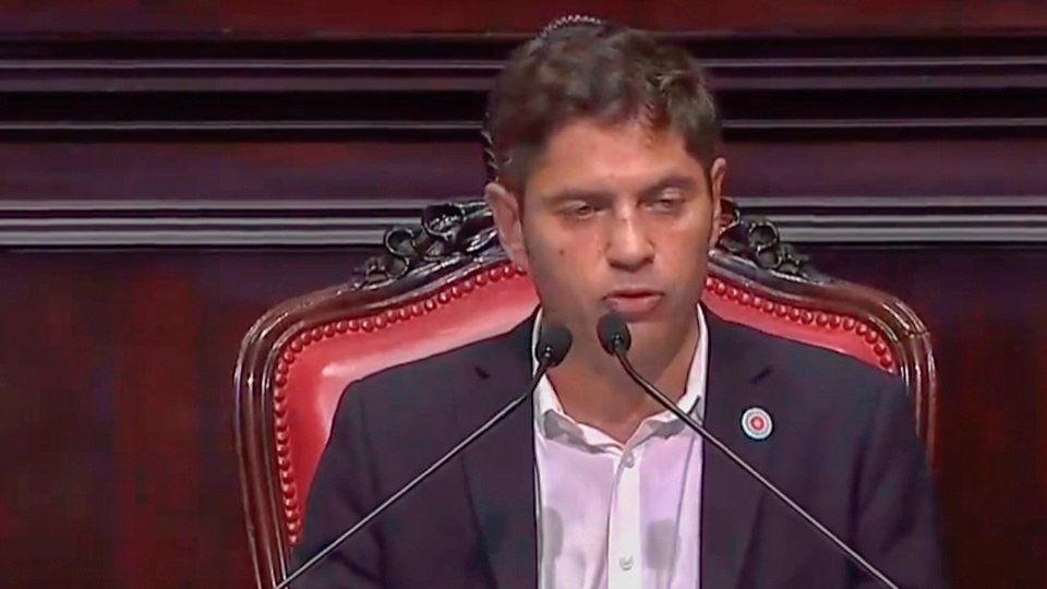 Axel Kicillof abre las sesiones legislativas | Luego de los ataques de Milei