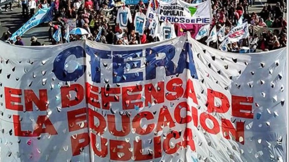 CTERA realizará un nuevo paro docente el próximo jueves 13 de marzo |  “En defensa de la educación pública”