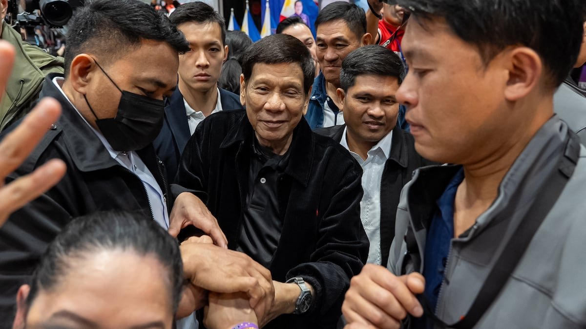Detenido en Manila el expresidente filipino Rodrigo Duterte acusado de crímenes contra la humanidad | Internacional