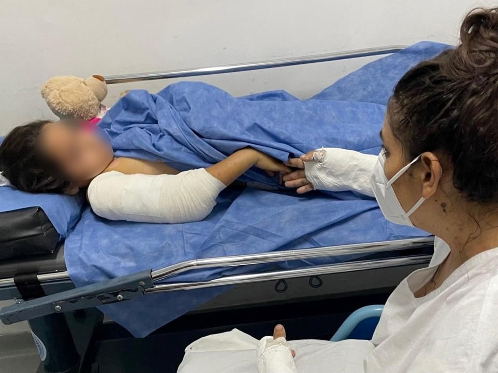 El estremecedor sonido de una tragedia y el milagro de la mamá y la nena coraje