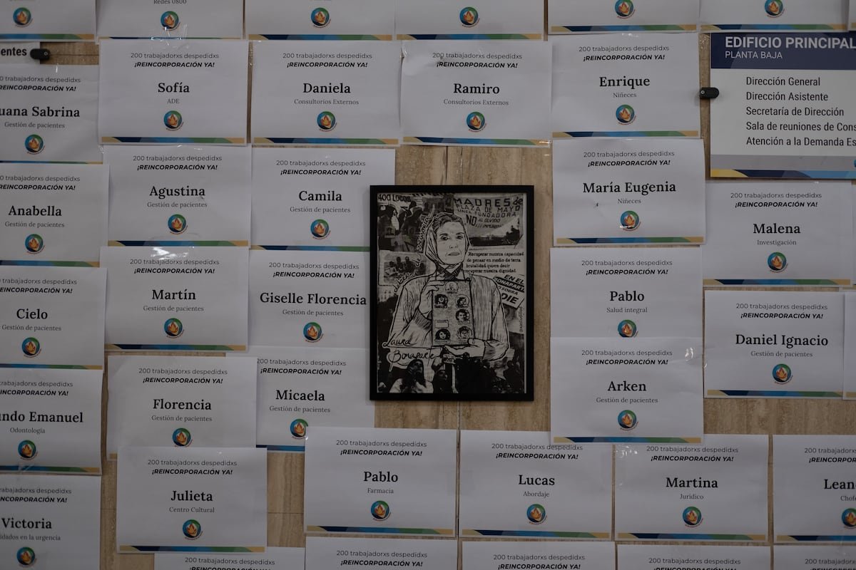 La lucha del gran hospital de salud mental de Argentina contra los recortes de Milei, en imágenes | Fotos