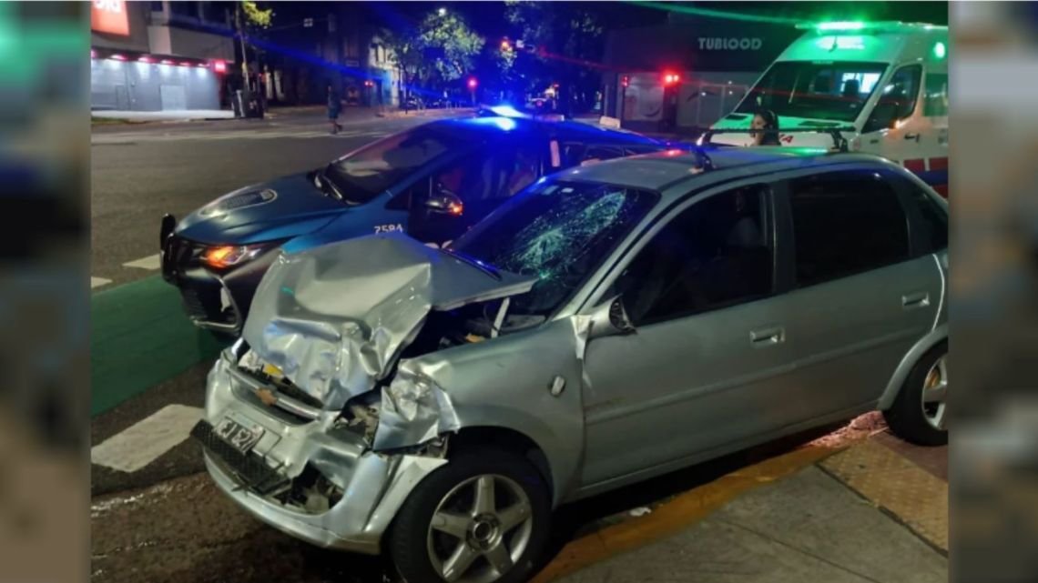 Mañana accidentada en la Ciudad de Buenos Aires, con tres choques y un herido de gravedad