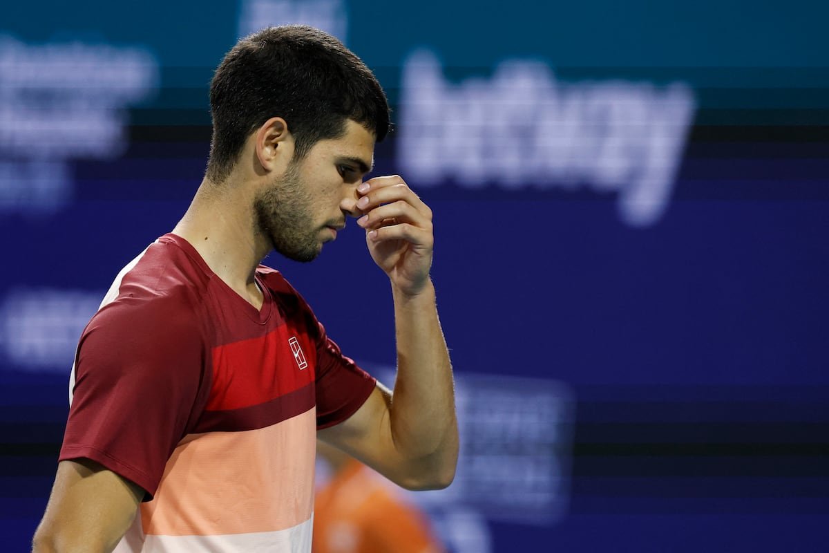 Masters de Miami 2025: Carlos Alcaraz y los 28 errores que invitan a la reflexión | Tenis | Deportes