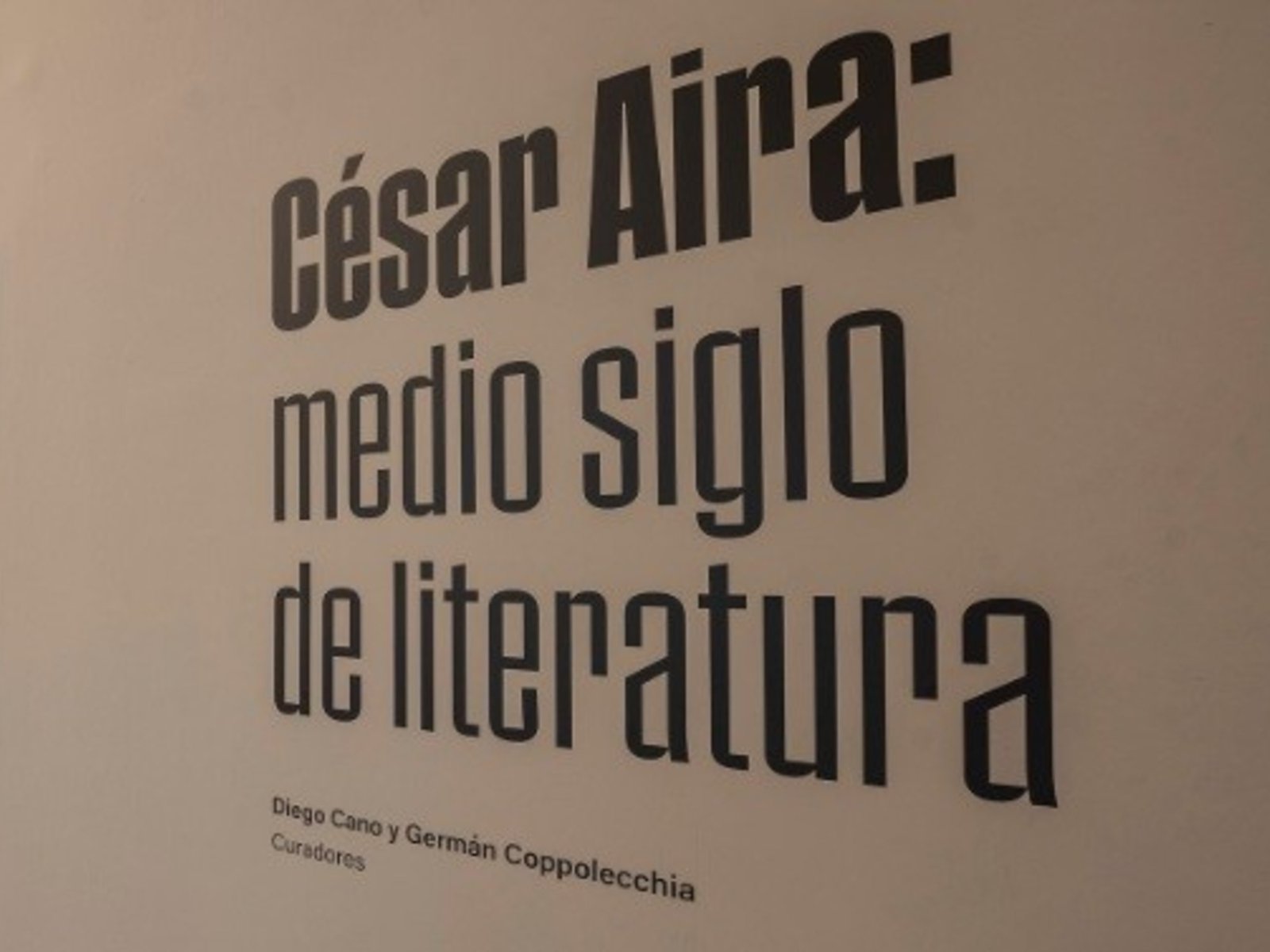 Un mapa para recorrer el universo creativo de César Aira en una muestra