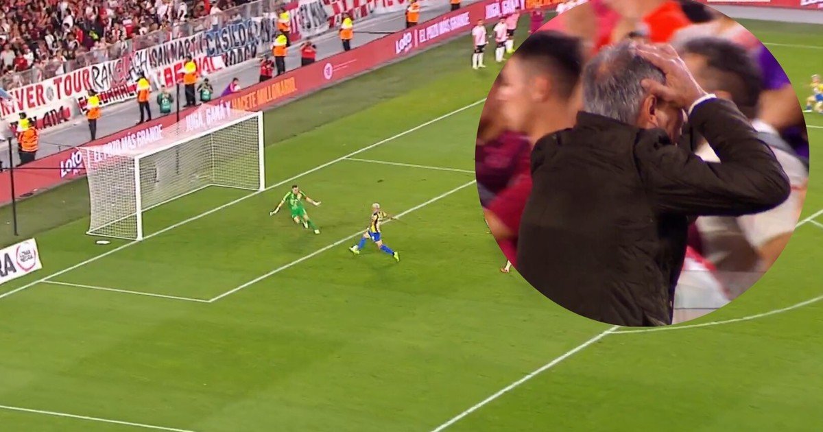 Video: el increíble gol que erró Copetti ante River y la reacción de Holan en el banco de Central :: Olé