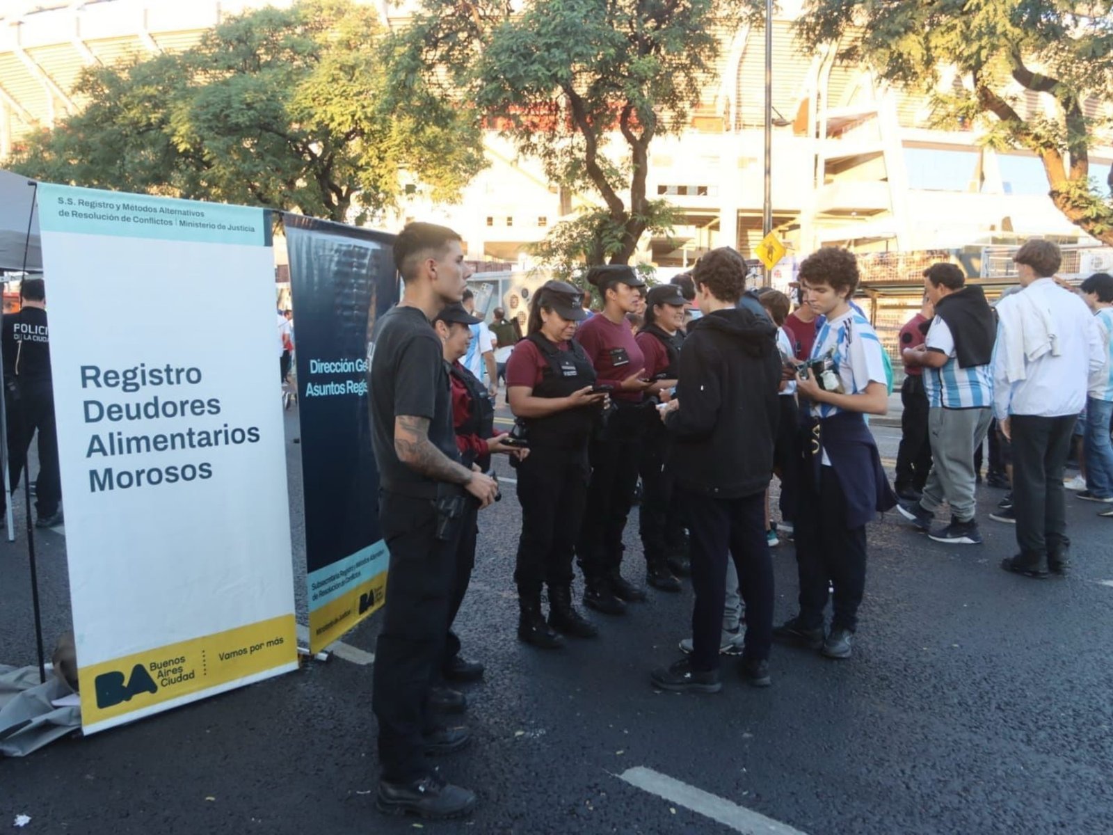 cómo fueron los controles y los que se quedaron sin ver el partido