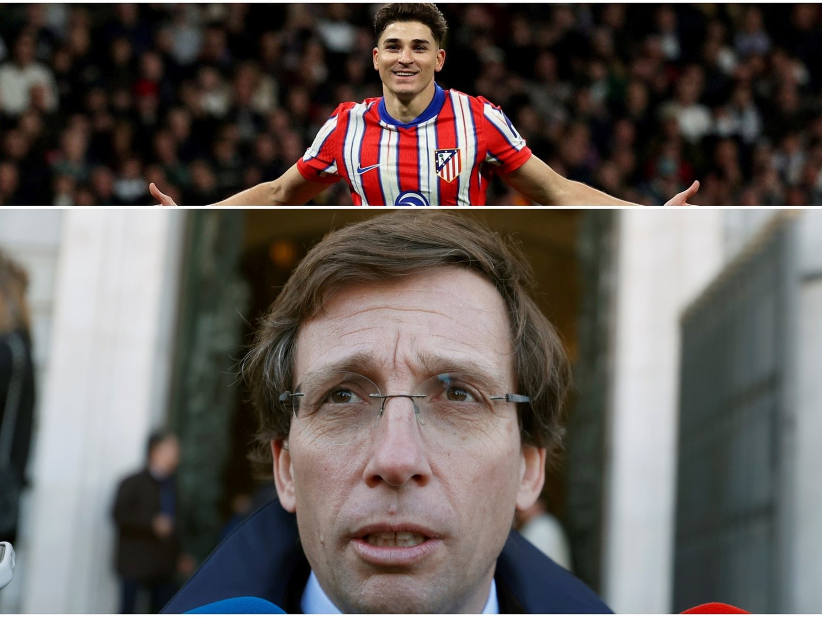 el alcalde de Madrid, fanático del Atlético, reveló que quiere que su primer hijo se llame Julián