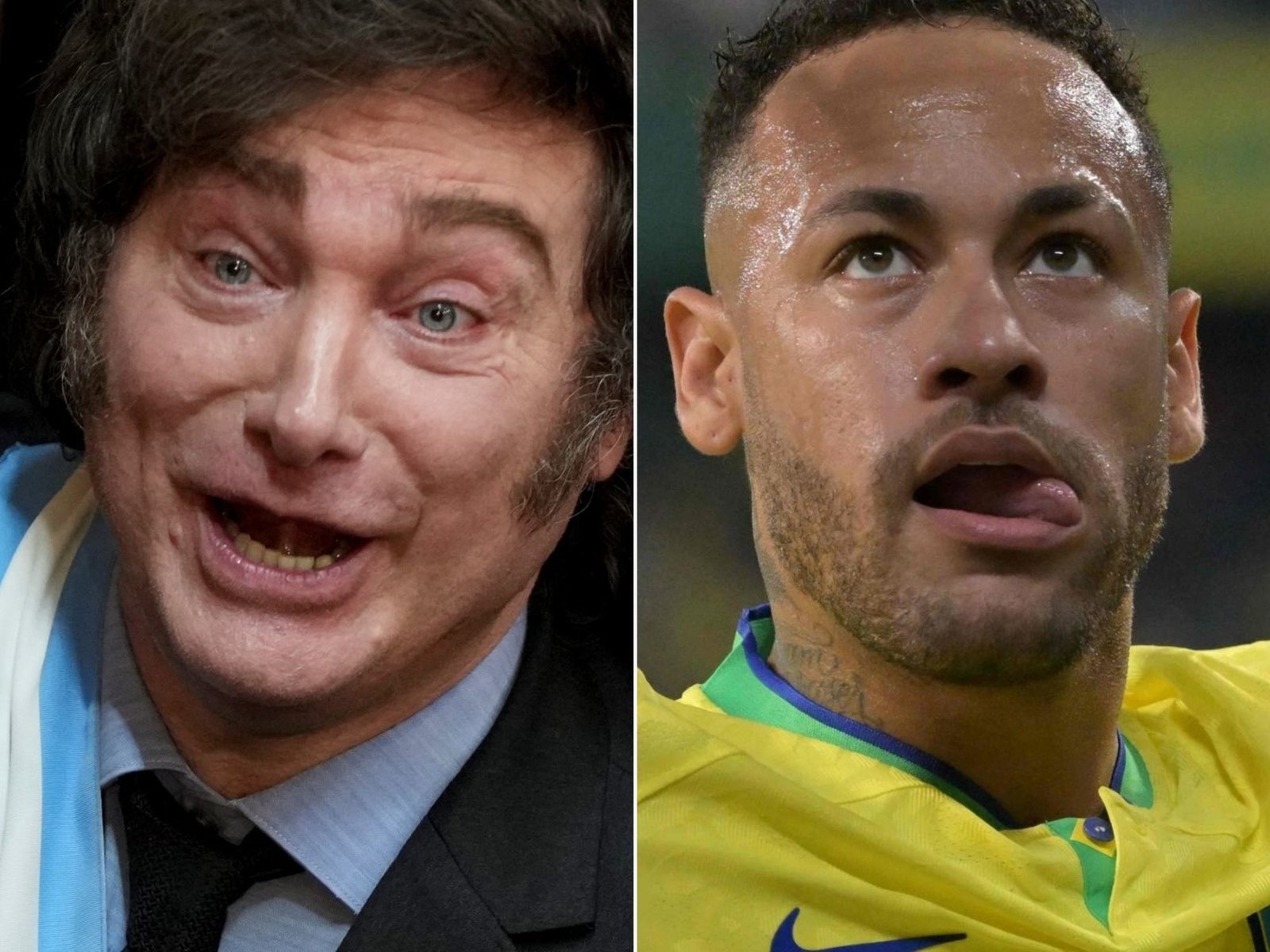 la chicana de Javier Milei a Neymar por la goleada de la Selección Argentina a Brasil
