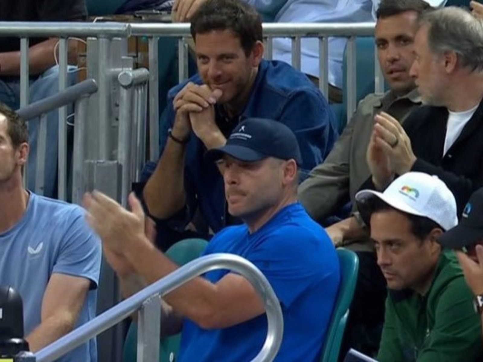 qué dijo el serbio tras ver al argentino sentado en su banco en el Masters 1000 de Miami