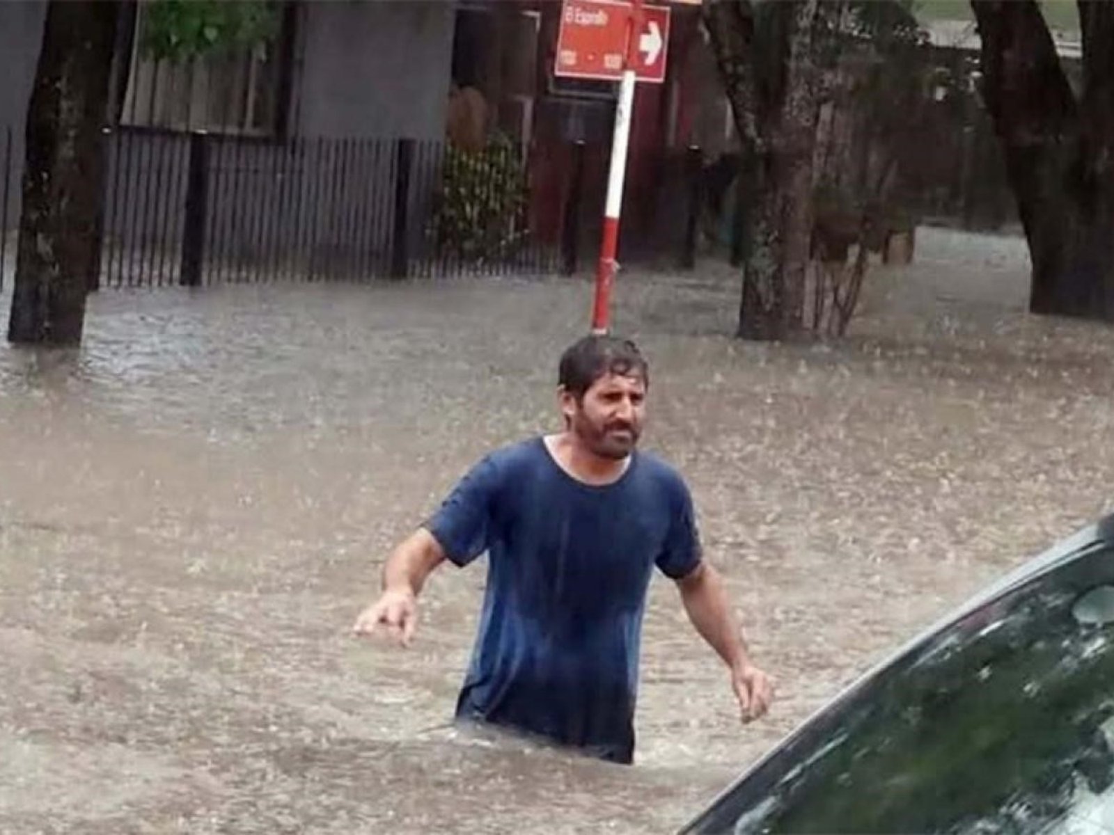 un raudo temporal castigó a Villa Elisa y Villaguay que quedaron bajo el agua