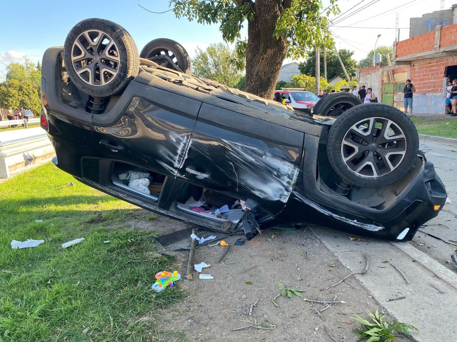 una beba de 11 meses murió tras ser atropellada por ladrones