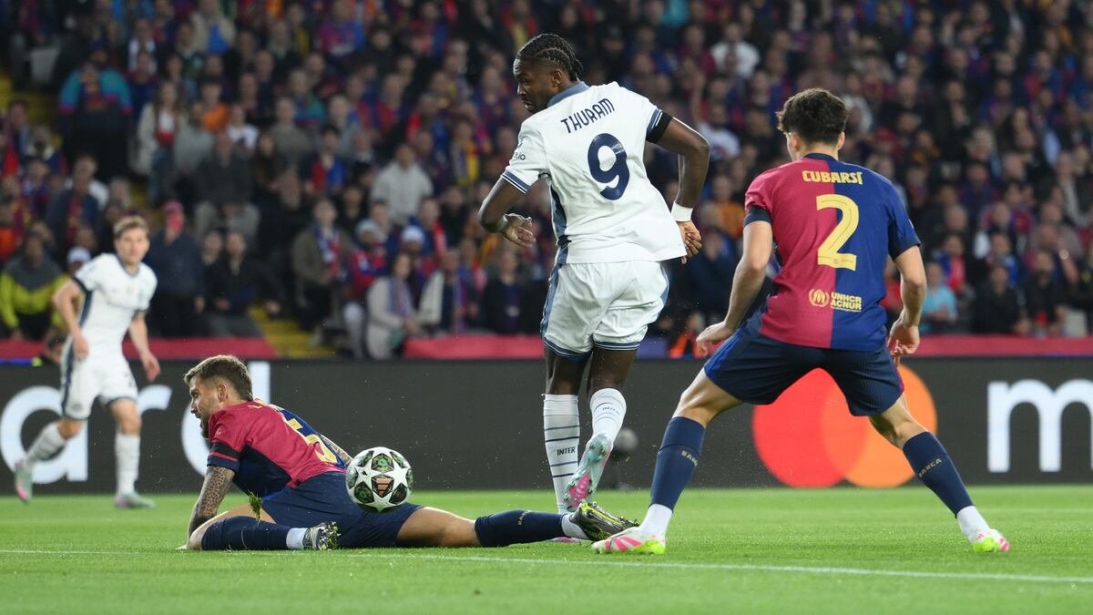 Barcelona – Inter en directo | Thuram adelanta al Inter en el primer minuto de partido | Fútbol | Deportes