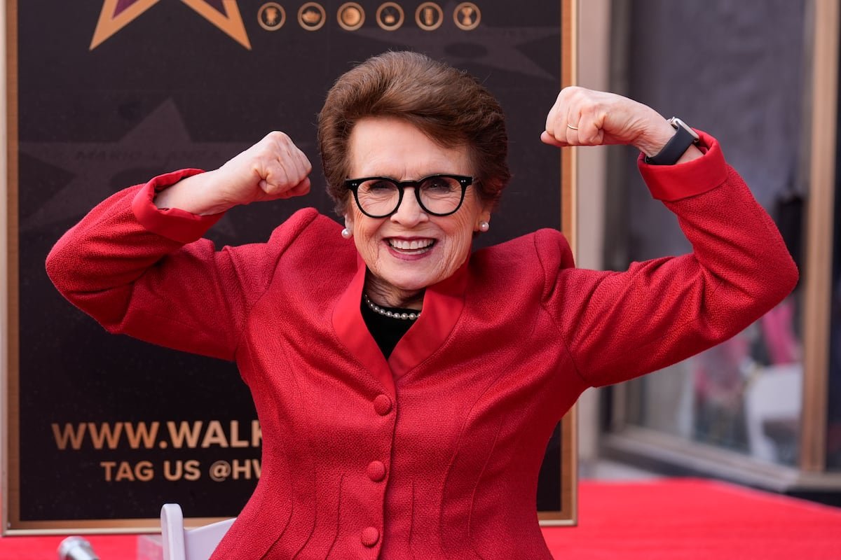 Billie Jean King recibe su estrella en el Paseo de la Fama: “Sé que soy la primera mujer, pero espero no ser la última, sino solo el principio” | Deportes