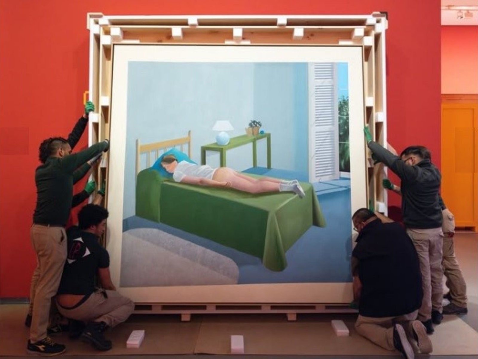 David Hockney deslumbra en París con su monumental muestra en la Fundación Vuitton