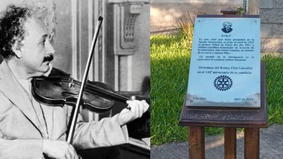 Einstein comió mortadela en el Conurbano: las “vacaciones” del genio en Llavallol