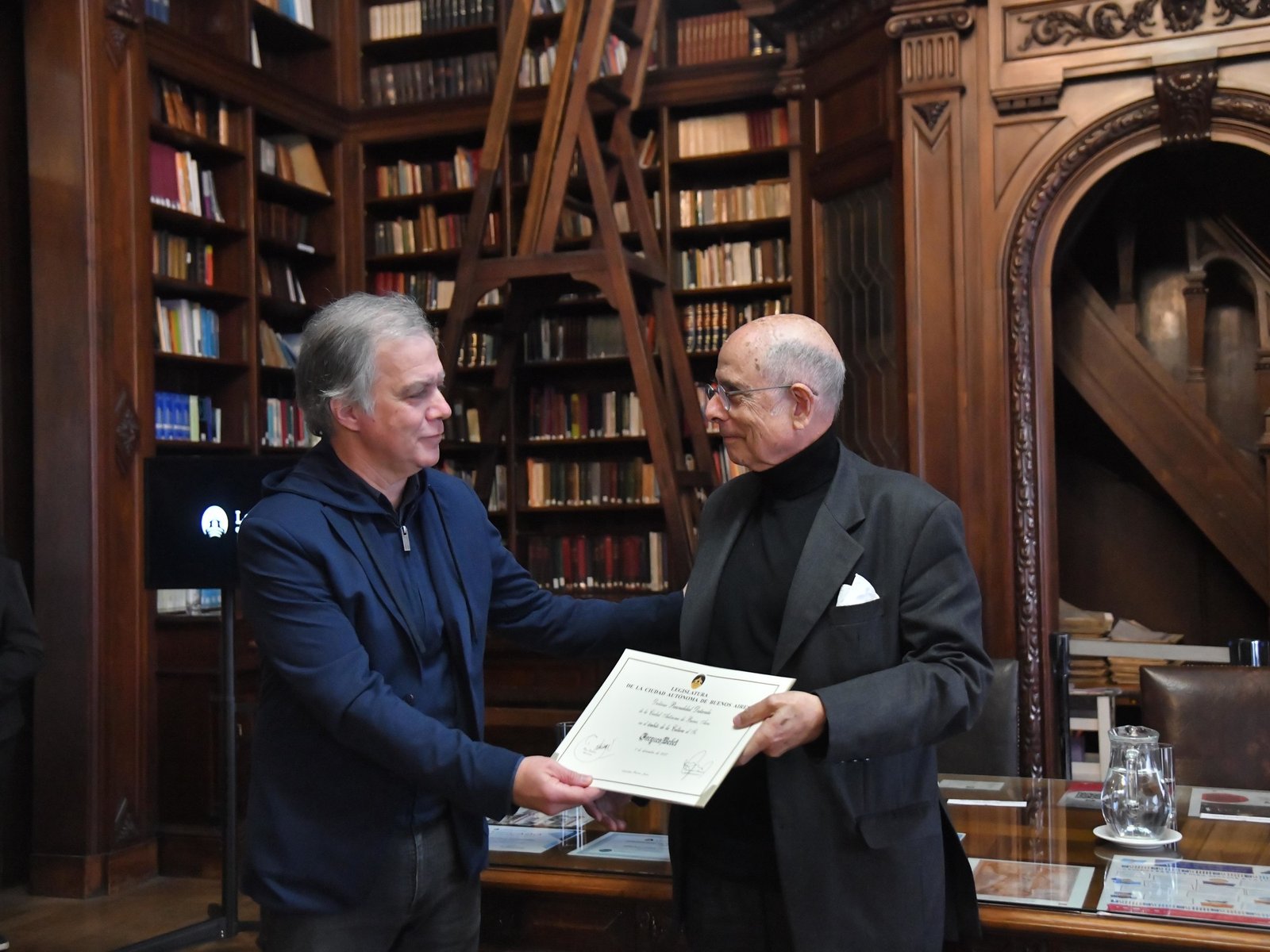 Jacques Bedel, destacado como personalidad de la cultura en la Legislatura porteña