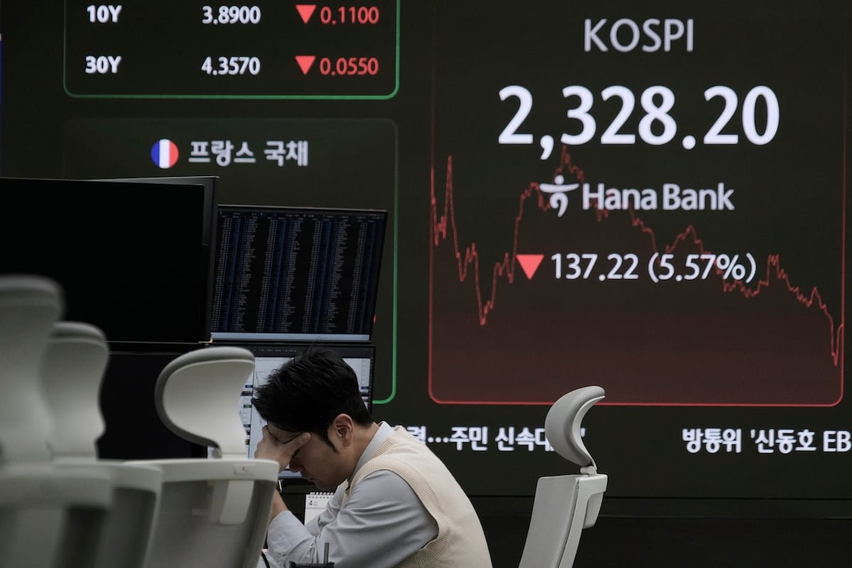 La sangría se agrava en las Bolsas mundiales: Europa se desploma un 5% y EE UU apunta a un lunes negro | Mercados Financieros