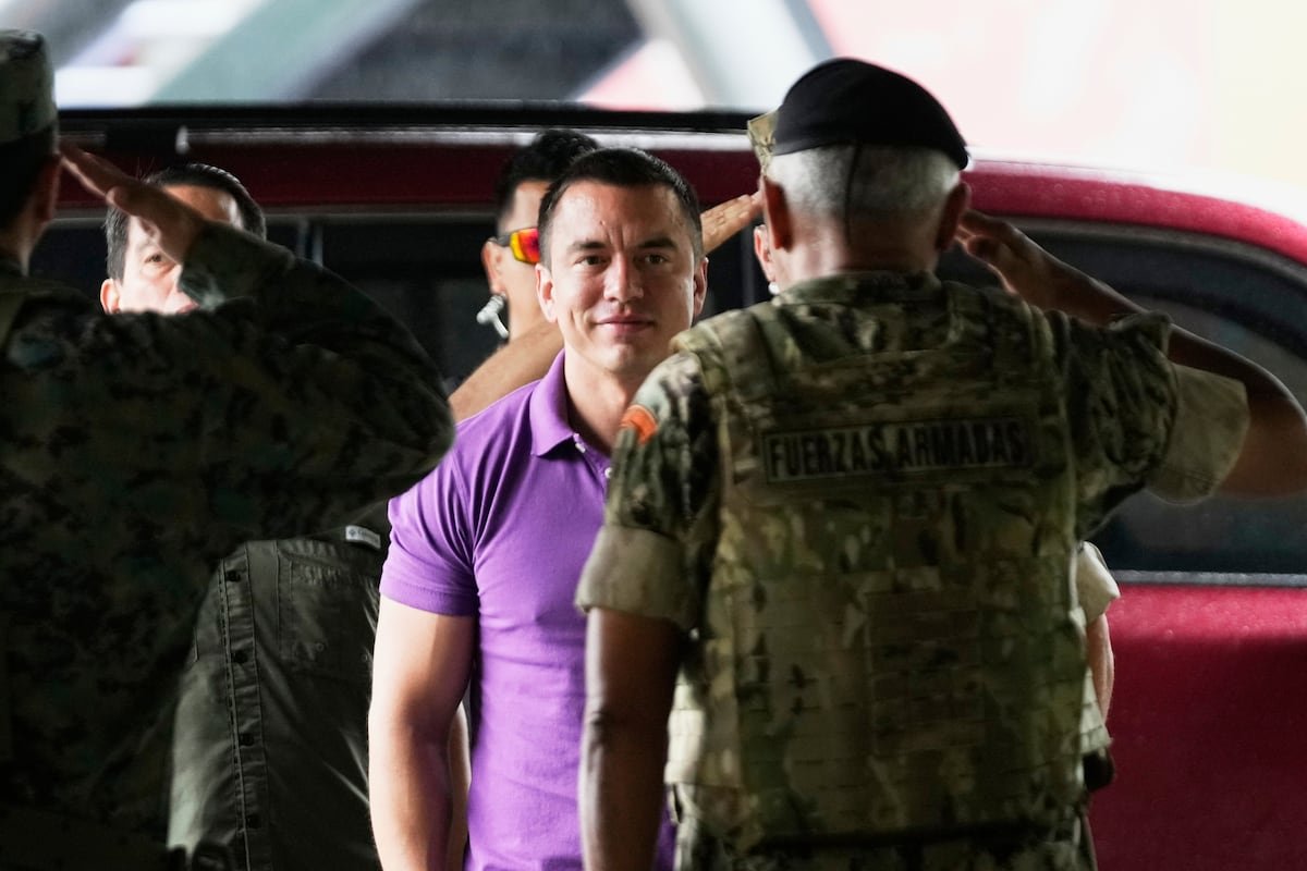 La violencia y la crisis económica ponen a prueba la gobernabilidad de Noboa en Ecuador