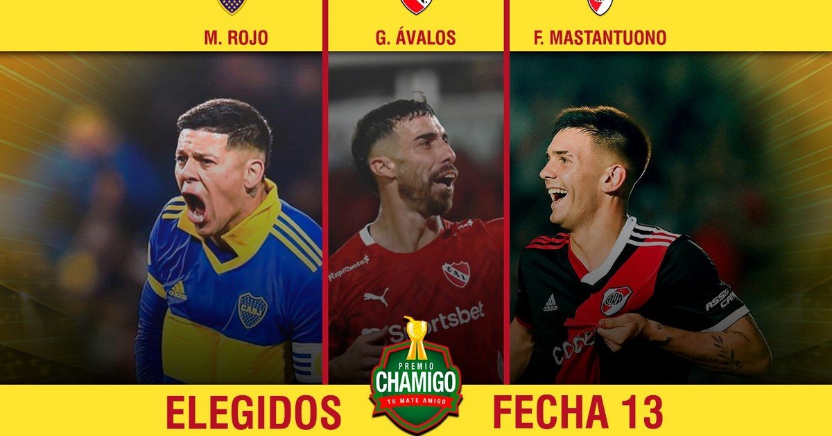 Marcos Rojo, Gabriel Ávalos y Franco Mastantuono fueron preseleccionados para competir por el Premio Chamigo :: Olé