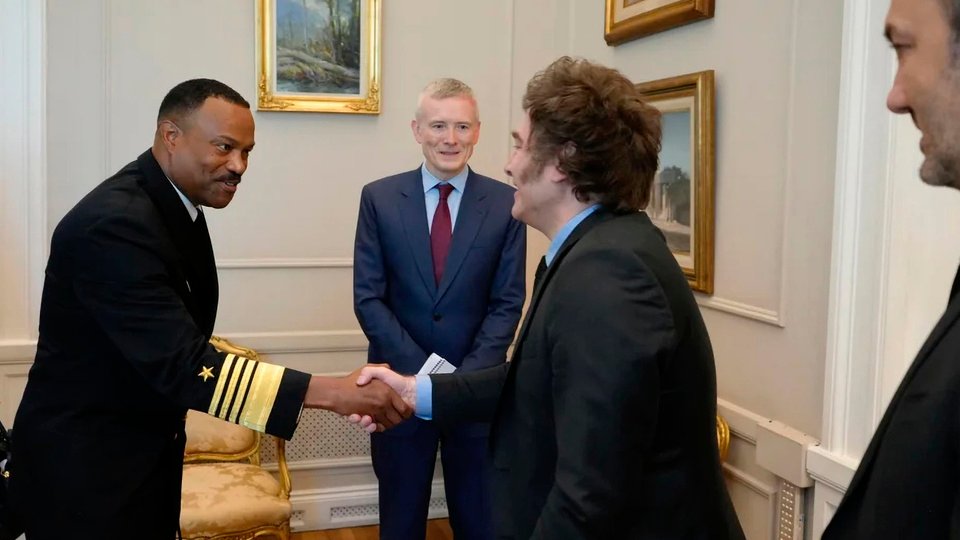 Milei recibió con todos los honores al jefe del Comando Sur de Estados Unidos | Alvin Holsey en Casa Rosada