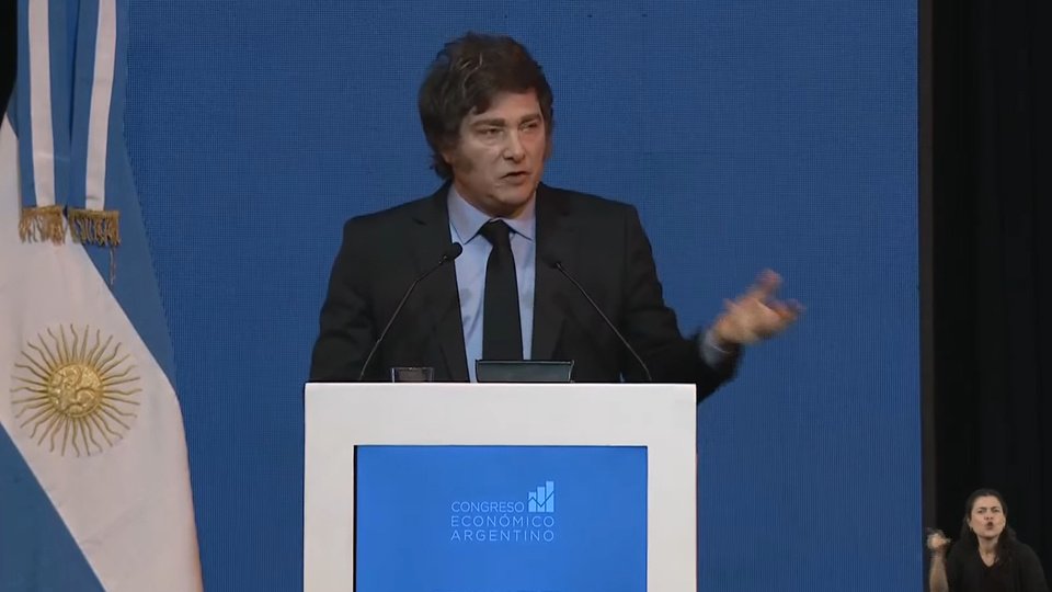 Milei repartió insultos en Expo EFI | El Presidente defendió el ajuste y atacó a quienes lo critican