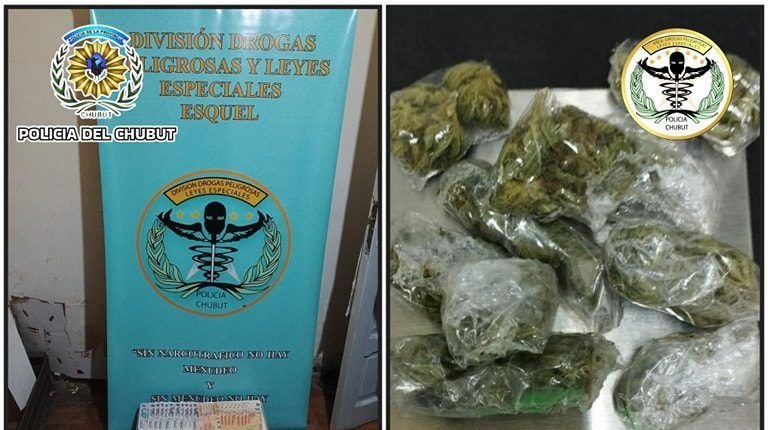 Operativo “Mochila Roja”: desarticulan red de narcomenudeo entre Esquel y Bariloche