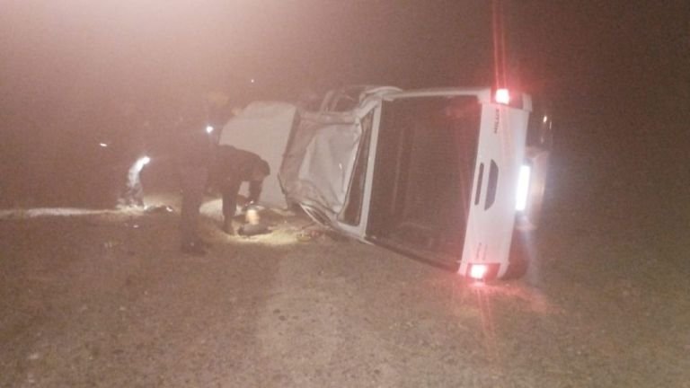 Ruta 3: se quedó dormida al volante y volcó camino a Puerto Madryn