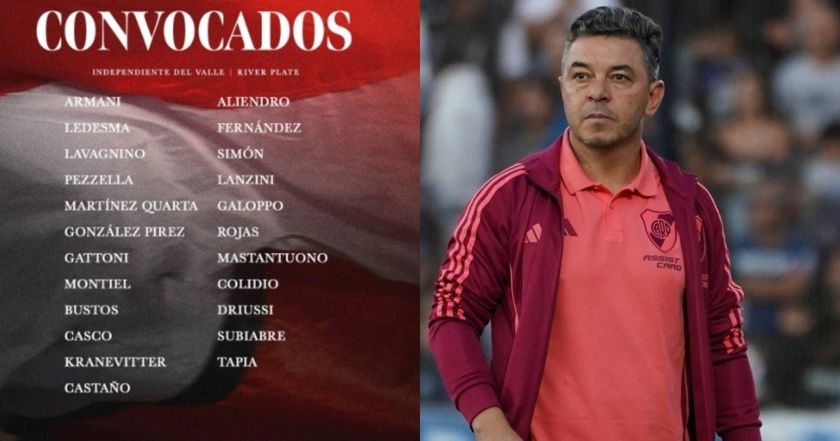 Sin Enzo ni Acuña, la lista de River para enfrentar a Independiente del Valle :: Olé