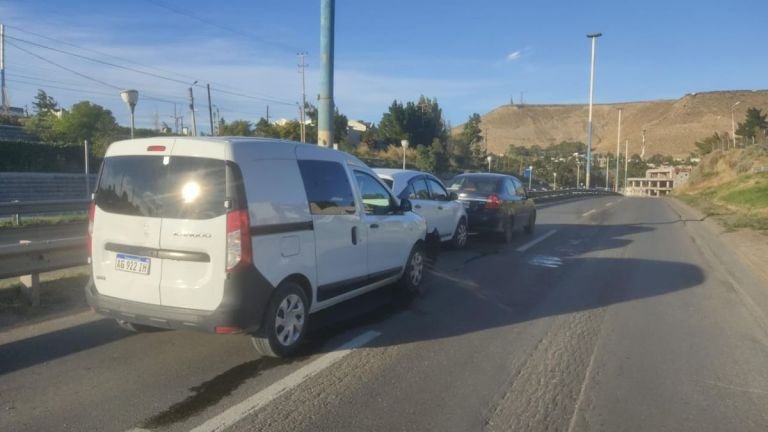Triple choque en avenida del Libertador