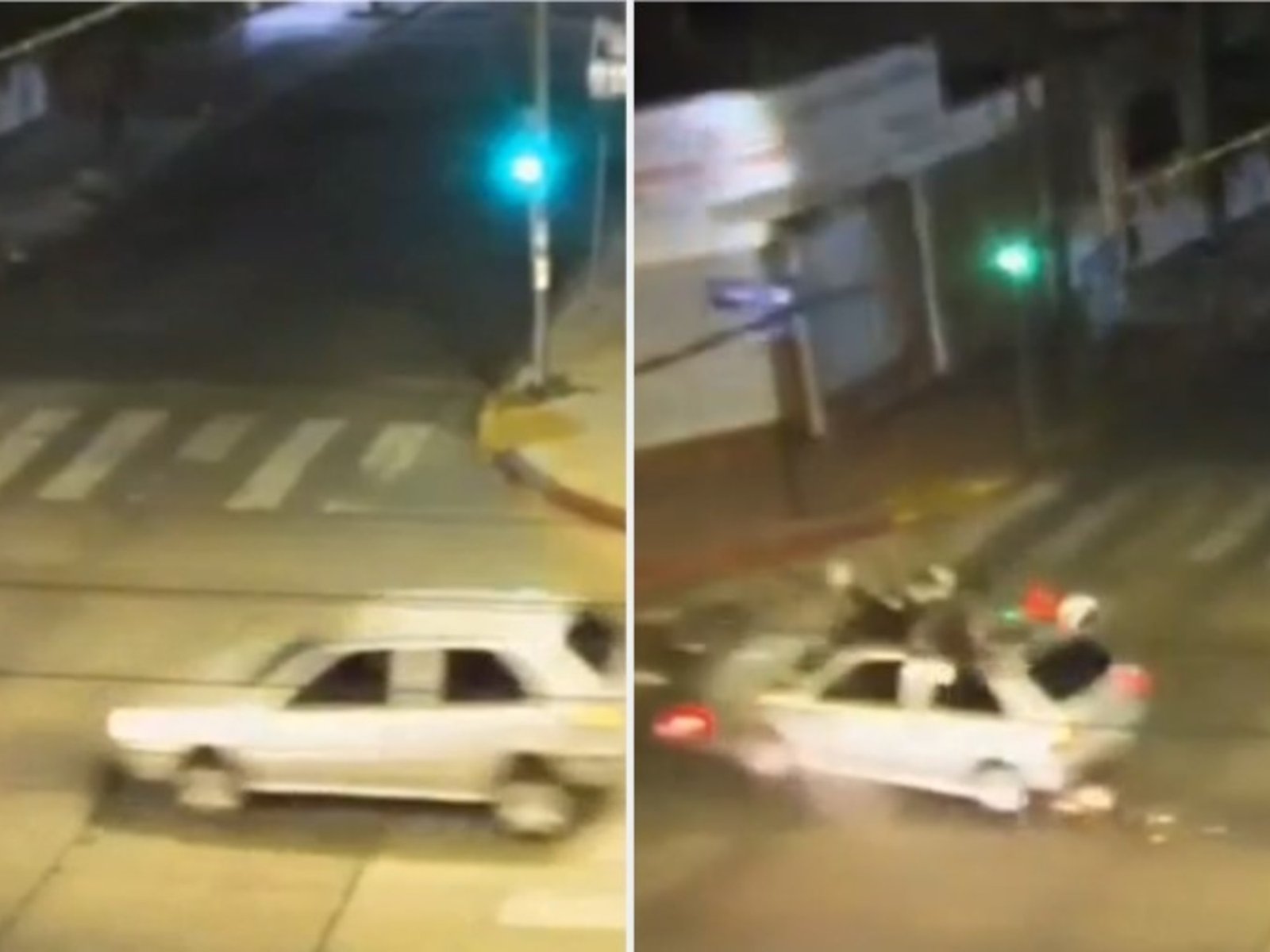 conducía borracho, cruzó en rojo y atropelló a una familia que iba en moto en Córdoba