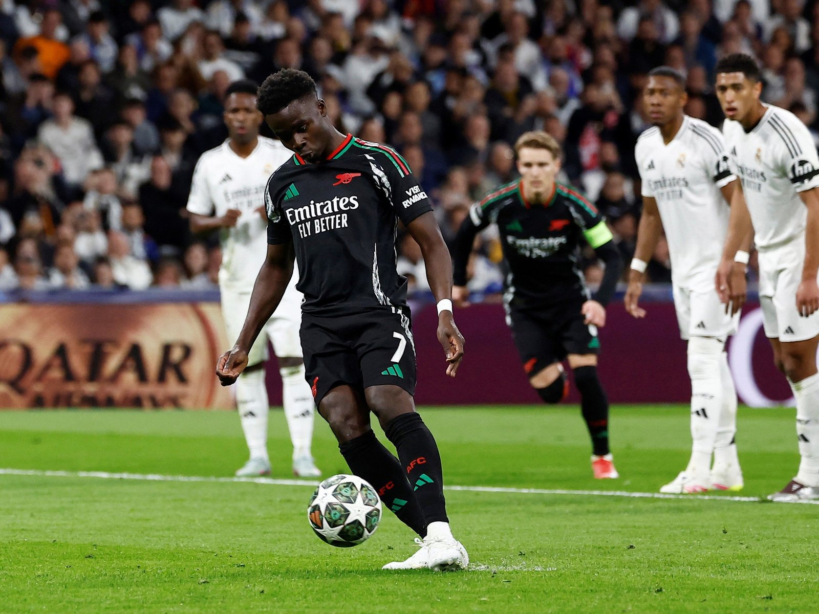 de la final de la Eurocopa a ‘picarla’ con el Arsenal vs el Real Madrid en la Champions League