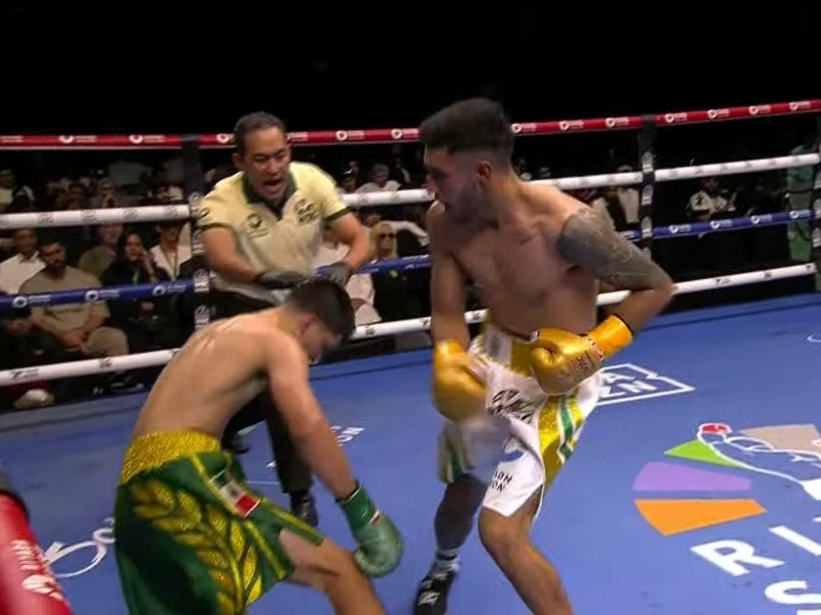 dos grandes sonrisas argentinas en el Boxing Grand Prix