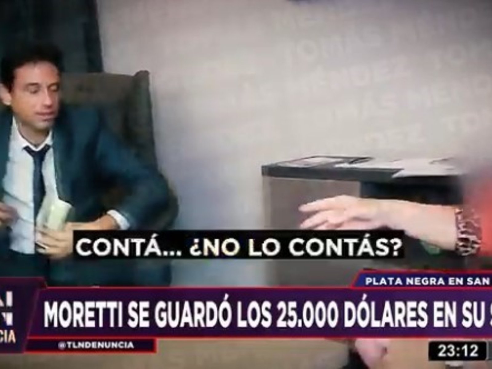 los chats entre Moretti y Lammens que anticiparon el escándalo