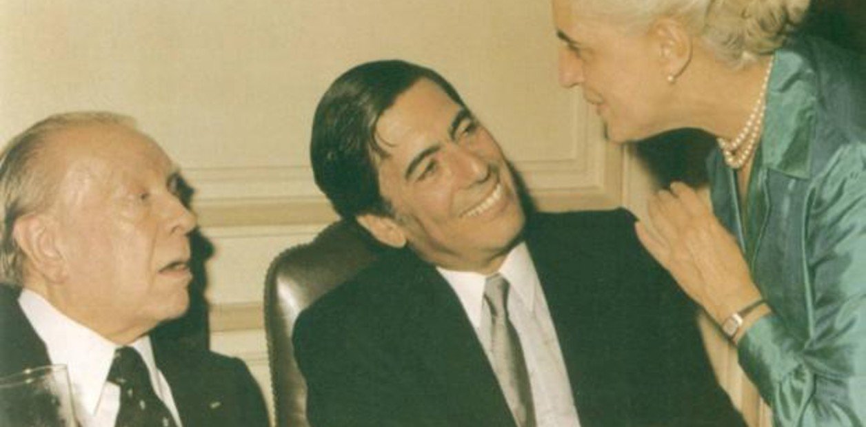 su admiración y la relación que tuvo con Jorge Luis Borges